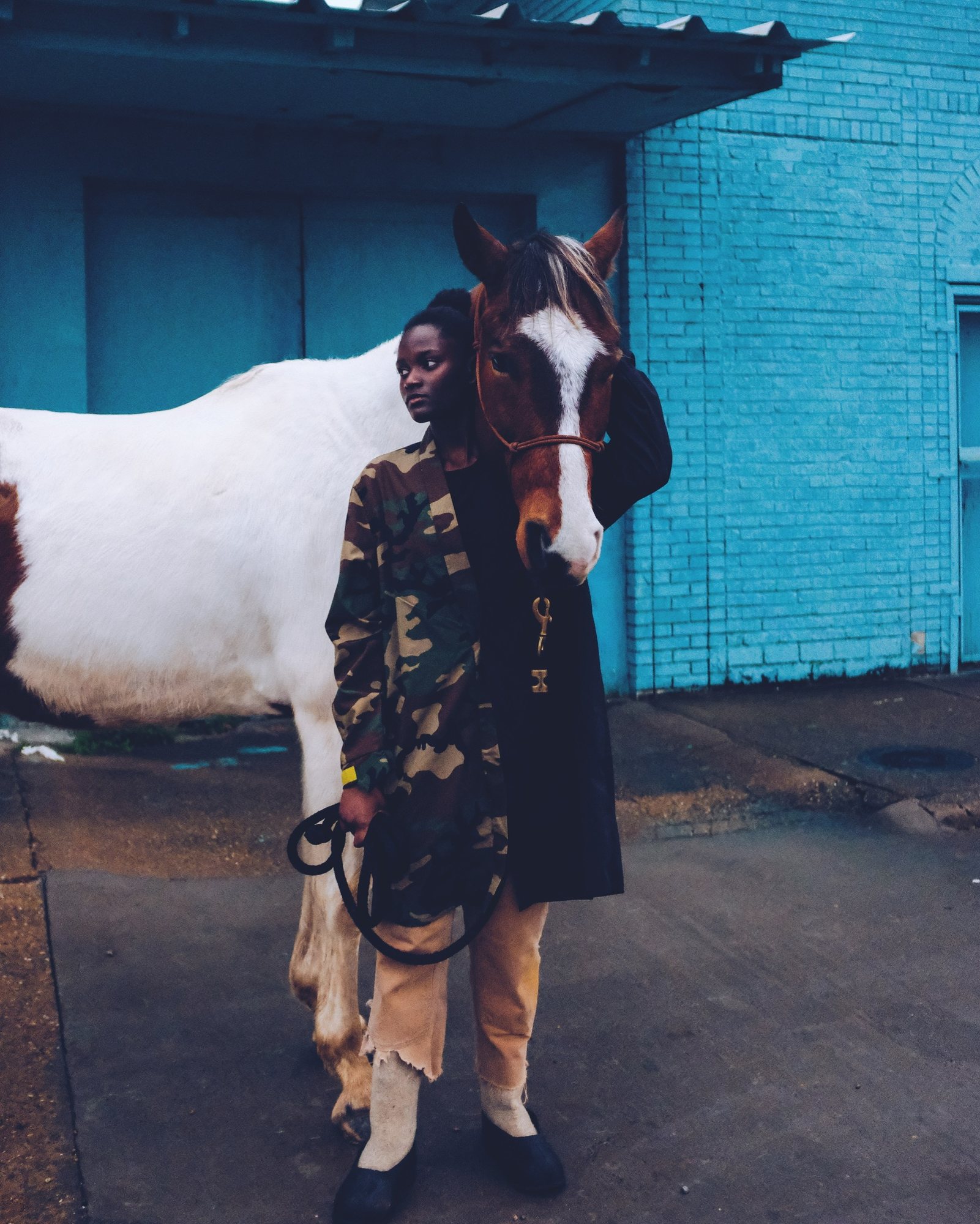 By Way of Dallas for Neiman Marcus reflective and camo collection campaign