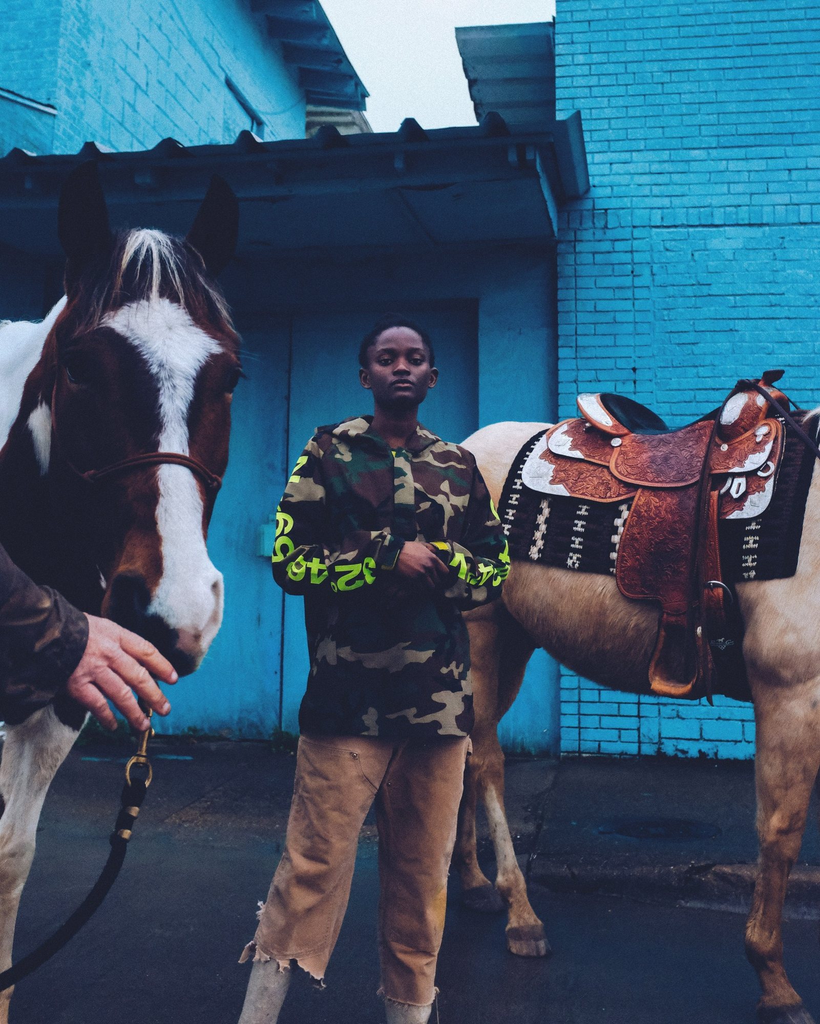 By Way of Dallas for Neiman Marcus reflective and camo collection campaign