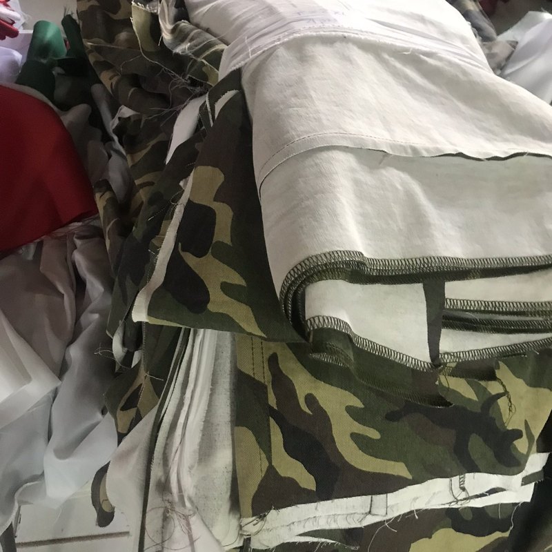 Camo cut + sew: inside the SJT Creative workroom