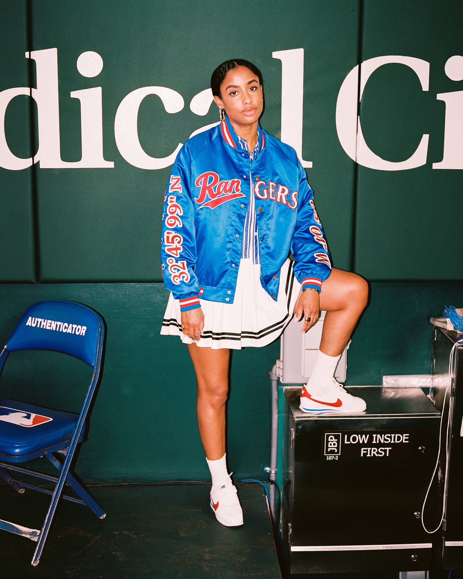 Texas Rangers custom jacket campaign and details
