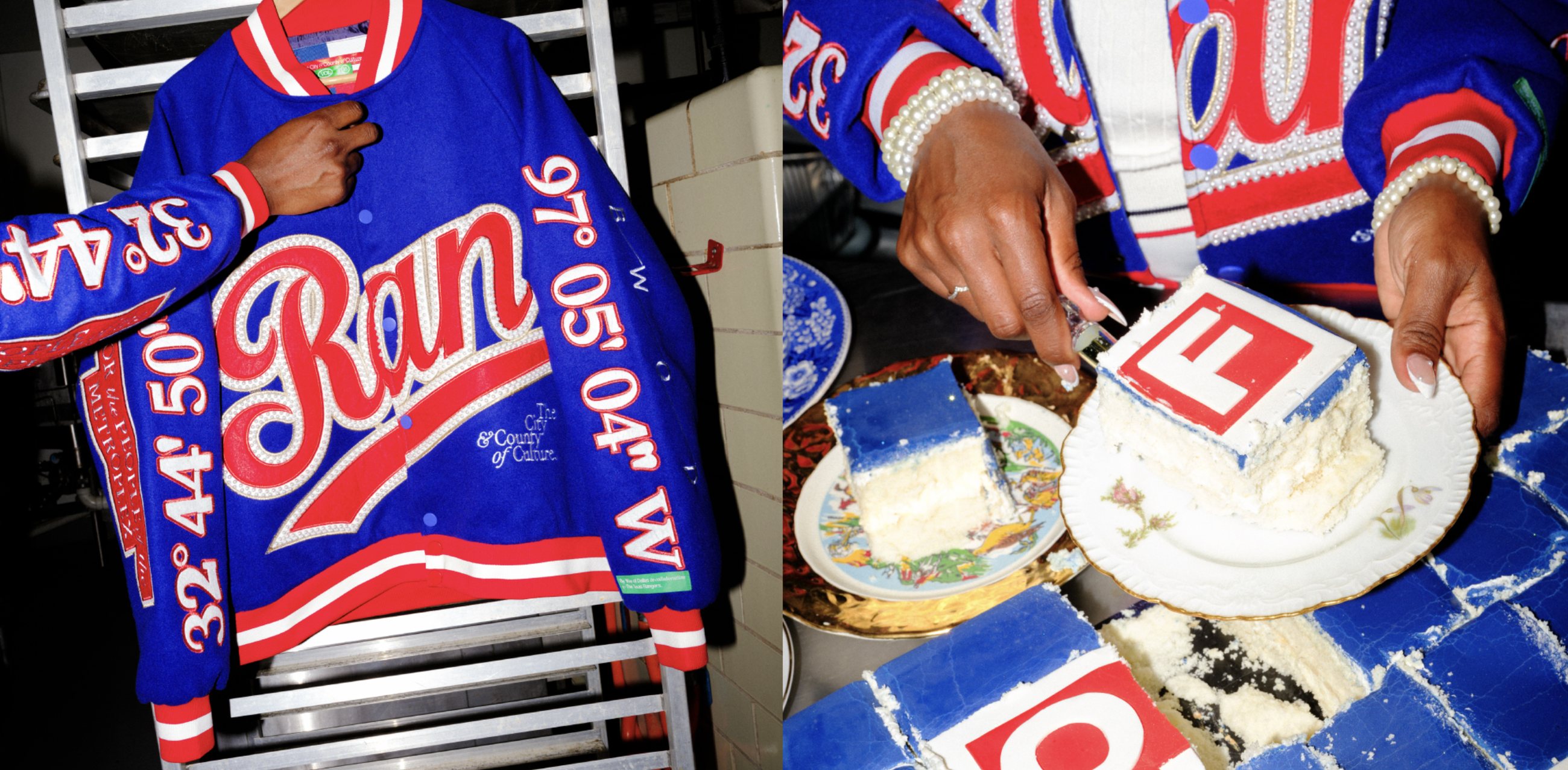 Texas Rangers custom jacket campaign and details