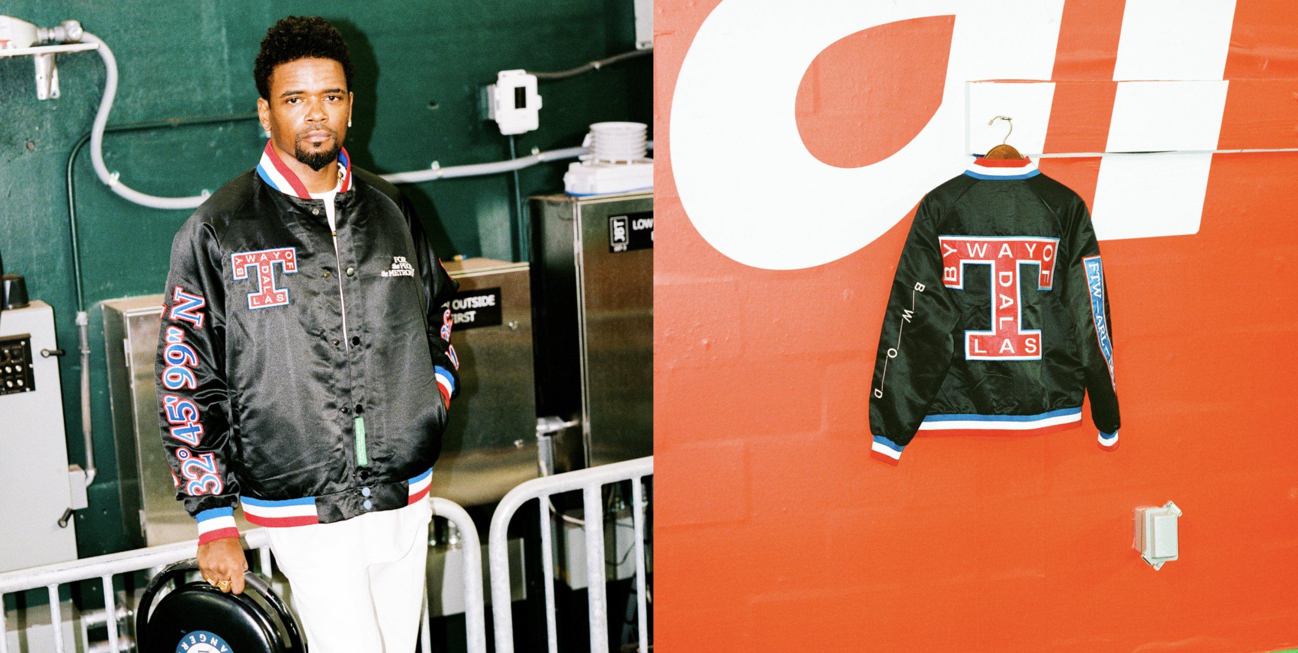 Texas Rangers custom jacket campaign and details