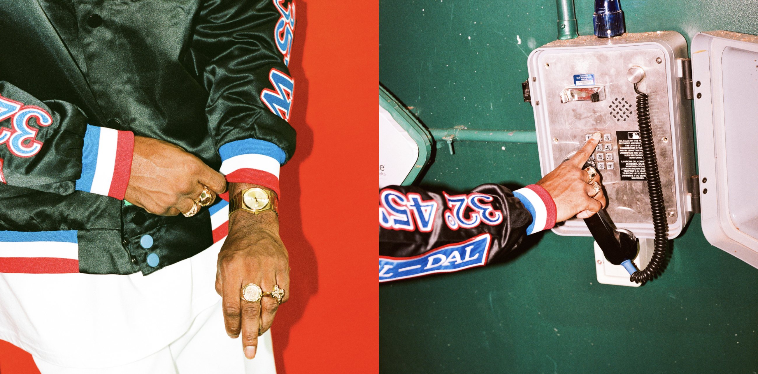 Texas Rangers custom jacket campaign and details