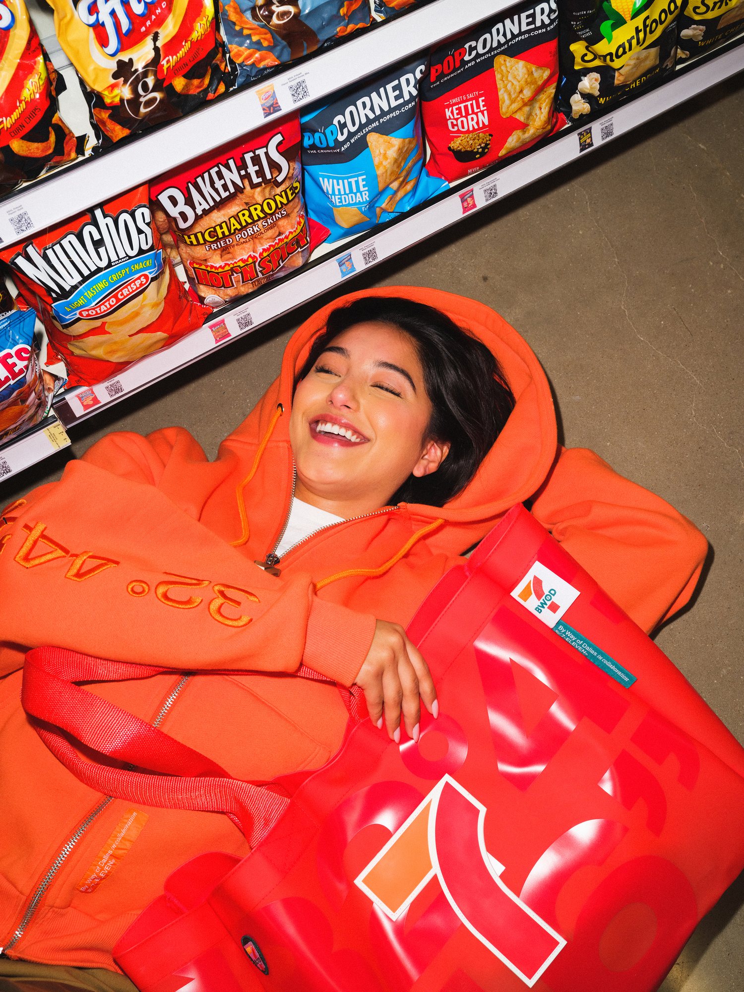 7-Eleven Always Open collection with Ja'Marr Chase, finished campaign photography