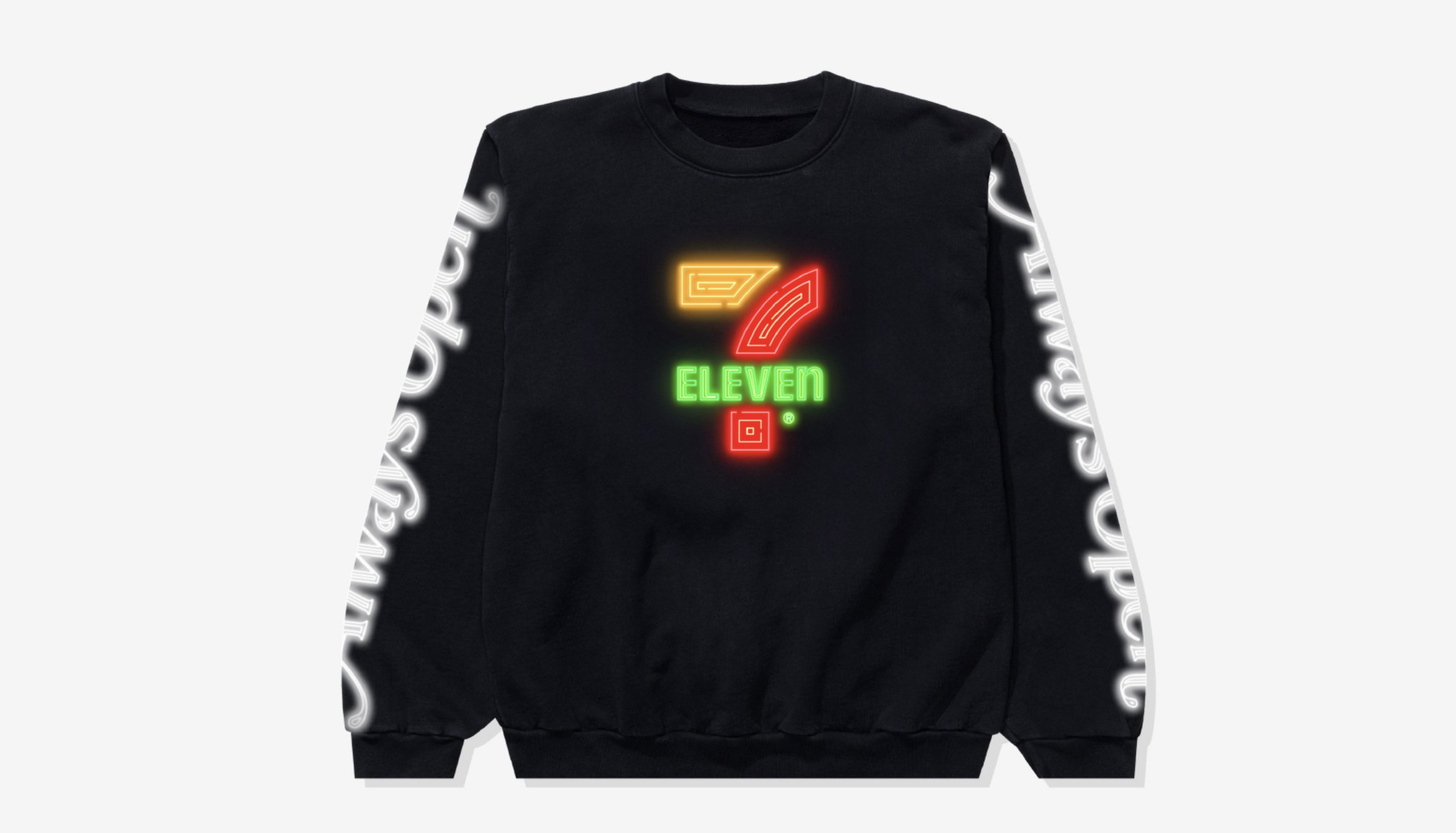 7-Eleven collection CAD and finished product side by side, custom apparel development