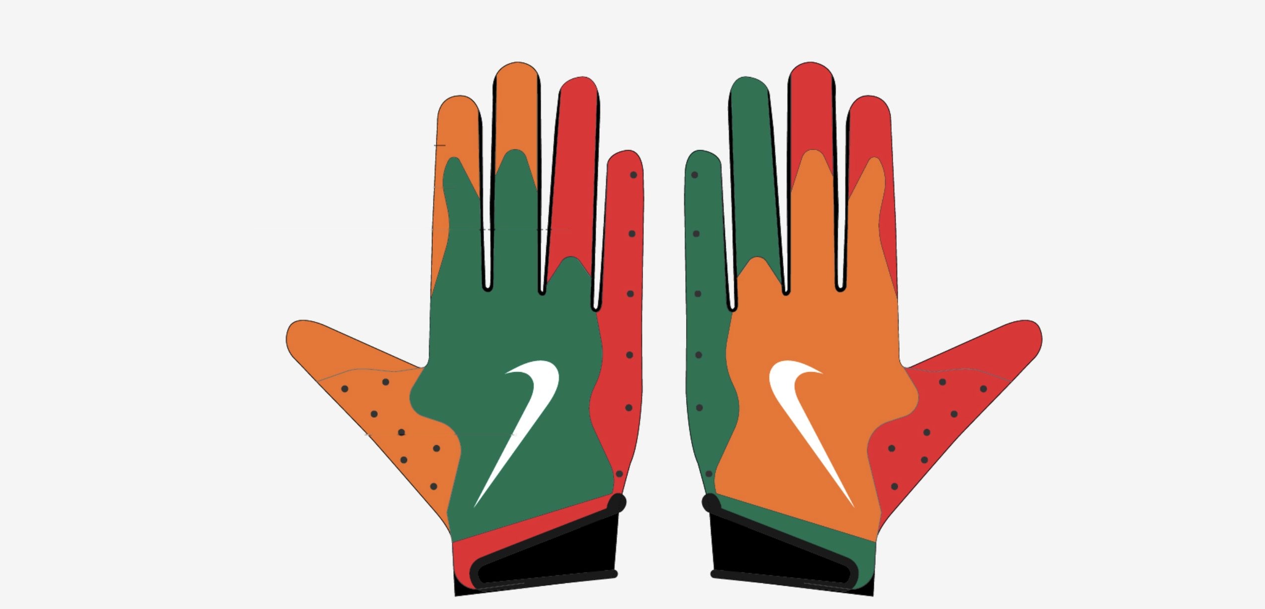 7-Eleven collection CAD and finished product side by side, custom apparel development