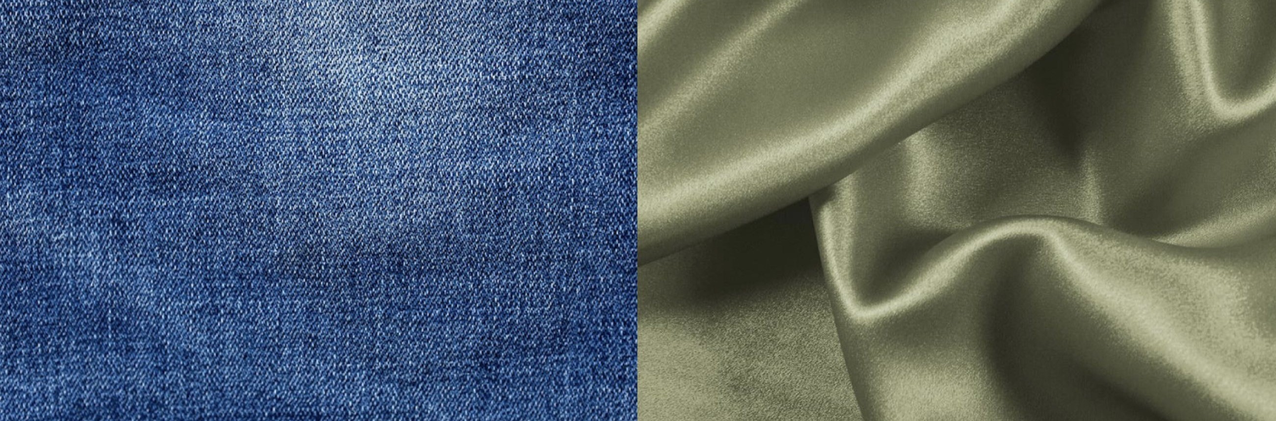Club Wingstop material direction: denim and satin
